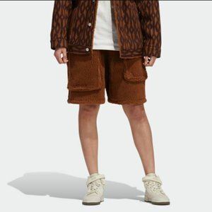 adidas Originals Unisex Ivy Park Brown Cargo Shorts Size xs HB7125